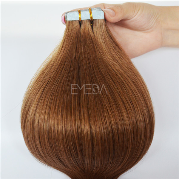 Hair Tape In Extensions Silky Straight Skin Weft Human Remy Hair YL333